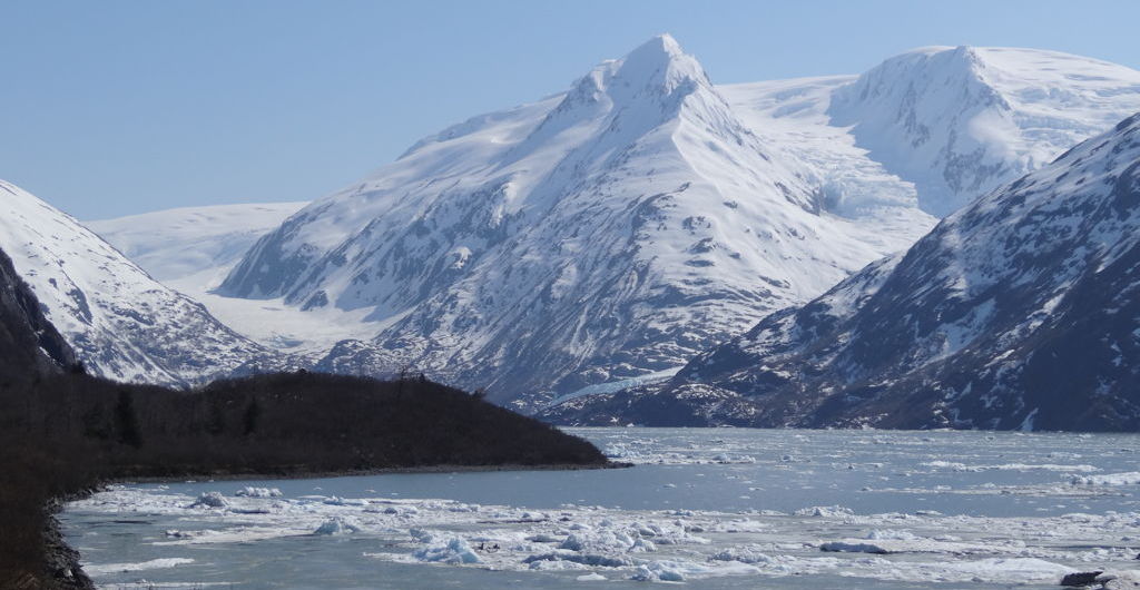 Portage glacier near Whittier, Alaska