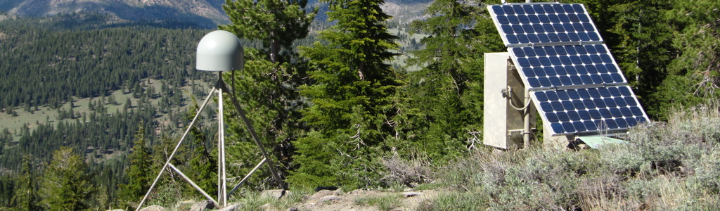 Plate Boundary Observatory Site P150 on Martis Peak, California