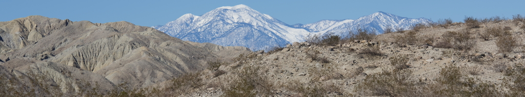 Along the souther San Andreas fault, California